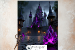 Arcane Citadel Realms Fantasy Backdrop and Junk Journal Kit Product Image 4