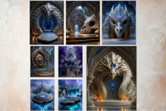 Arcane Citadel Realms Fantasy Backdrop and Junk Journal Kit Product Image 8