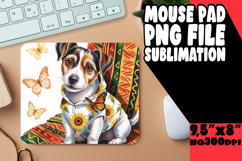 CHEERFUL MOUSE PAD INSPIRATIONAL PNG, Cute Dog Product Image 1