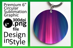 Bold and Bright Gradient Round Design for Sublimation Product Image 1