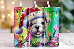 Christmas Dog Tumbler Wrap | Christmas | Sublimation Product Image 1