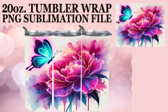 ENCHANTED EVENINGS 20oz TUMBLER WRAP, Butterfly Product Image 1