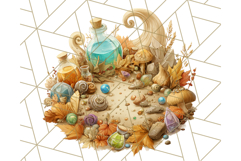 Woodland Potion Clipart Forest Apothecary Elements PNG Product Image 2