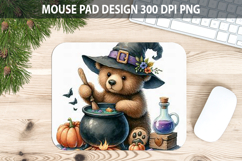 Watercolor Bear Mouse Pad Sublimation - Animal PNG Product Image 1