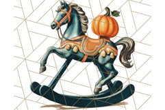 Vintage Halloween PNG Clipart, 1950s Retro Graphics Clip Art Product Image 2