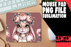 VIBRANT mouse MAT Innovative Art, Cute Bunny Product Image 1