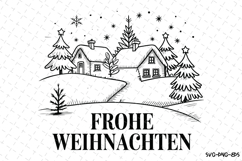 Frohe Weihnachten Svg | Christmas Svg | Svg Cut Files Product Image 1