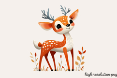Quirky Safari Animals Clipart PNG Product Image 1