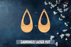 Summer Style Laser Cut Earrings SVG File Product Image 1