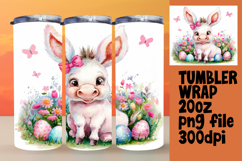 EYE-CATCHING 20oz Tumbler PNG , Cute Easter Product Image 1