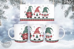 Christmas Mug Wrap Design-Christmas Gnome Sublimation Product Image 1