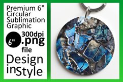 Mystical Geode Magic: Sublimation Car Coaster Product Image 1