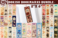 Bookish Bookmarks Bundle | Book Lover Bookmarks designs Product Image 1