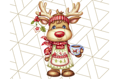 Cozy Christmas Bakery Clipart PNG, Holiday Cookie Art Product Image 2