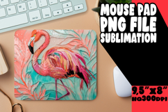 UNIQUE mouse pad Gift Magic, Flamingo Product Image 1