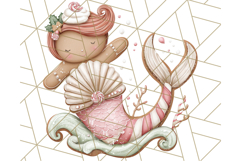 Gingerbread People Clipart, Cute Cookie PNG Illustrations Product Image 2