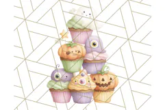 Haunted Sweet Shoppe PNG Clipart, Pastel Halloween Bakery Product Image 2