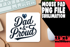 Luminous Desk Mat PNG Style, Father&#039;s Day Product Image 1