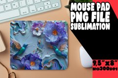 Artistic Marble Flower 3D Design Mouse Pad Product Image 1
