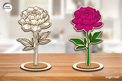 Flowers Laser Cut Bundle | Glowforge | SVG Product Image 13
