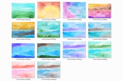 50 Colorful Watercolor Backgrounds, Hand Painted Textures Product Image 9