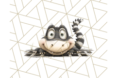 Cute Animals in Jail Clipart PNG, Funny Prisoner Critters Product Image 2
