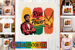 Unique TOTE BAG Art PNG, Juneteenth Product Image 1