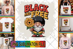 Cozy TSHIRT Art Ideas PNG, Juneteenth Product Image 1