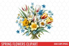 Spring Flowers Clipart Product Image 1