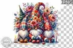 Christmas Gnome Sublimation - Clipart PNG Design Product Image 1