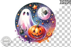Halloween Ghost Sublimation - High-Quality 300 Dpi Product Image 1