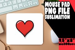 Romantic Heart Mousepad Product Image 1