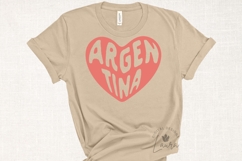 Argentina Heart SVG Cut File Product Image 1