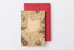 Christmas Music Sheets Junk Journal Pages Product Image 5
