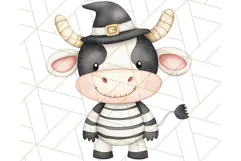 Halloween Animal Costumes PNG, Cute Spooky Animals Clipart Product Image 2