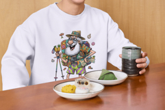 Whimsical Hiking Summer Grandpa Clipart Product Image 6