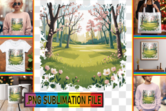 Fun TSHIRT Art Ideas PNG, Spring Product Image 1