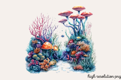 Fantasy Underwater Sublimation PNG Product Image 1