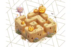 Creepy Carnival Halloween Clipart PNG with Hayride Art Product Image 2