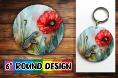 Unique Car Coaster Round Design, Animals Product Image 1