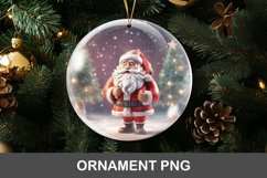 3D christmas ornament - santa claus Product Image 1