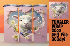 Funny 3D Animals in Hole Tumbler Wrap Product Image 1