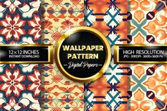 Wallpaper Pattern Digital Papers - 04 Variations Product Image 1