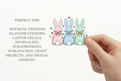 Easter Bunnies Stickers Product Image 2