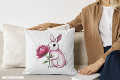 Whimsical Easter Bunny Clipart Product Image 4