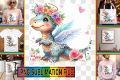 Joyful PNG TSHIRT Art Ideas, Dino Product Image 1
