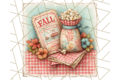 Cozy Fall Clipart PNG Autumn Cozy Elements Product Image 2