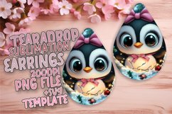 Creative Teardrop Design for Earrings , Christmas Animals Product Image 1