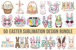 Easter Sublimation Design Bundle Product Image 1