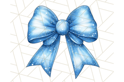 Watercolor Summer Bow Clipart PNG, Coquette Bright Bow Png Product Image 2